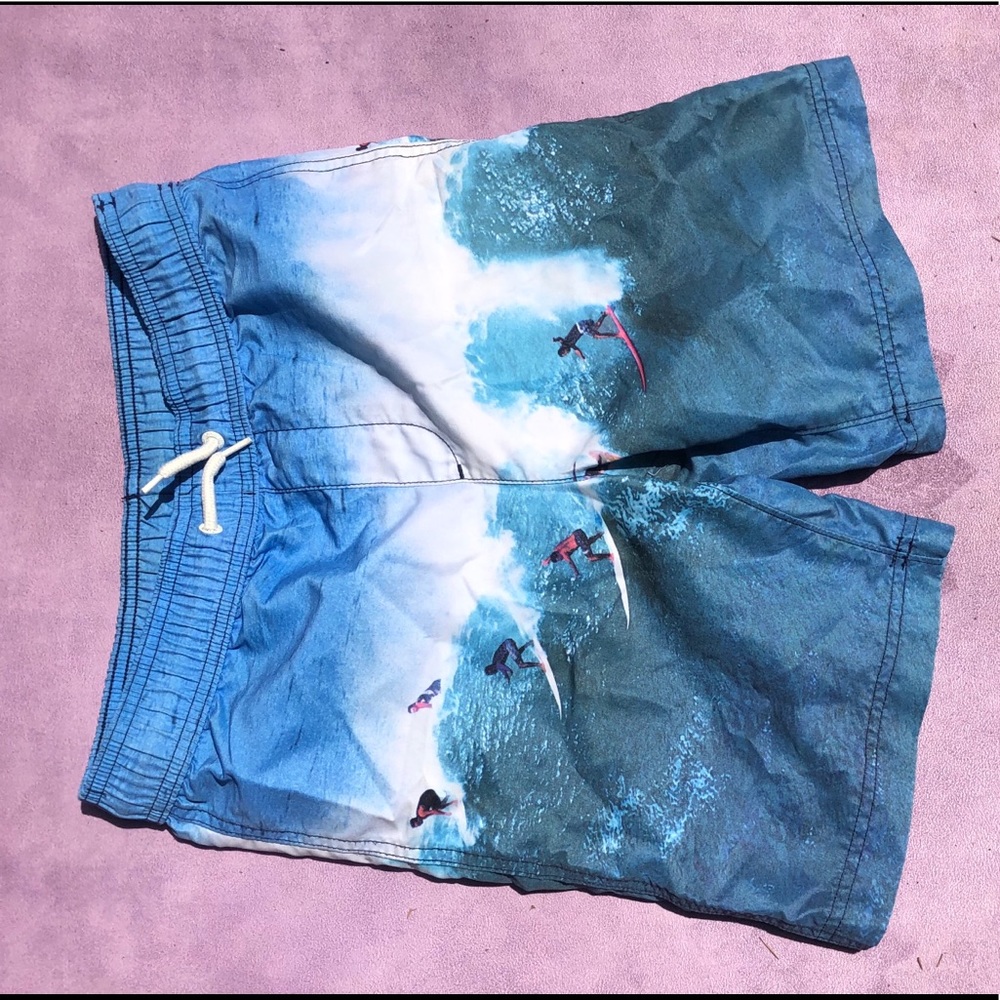 Lands' End Boys Beach Swim Trunks